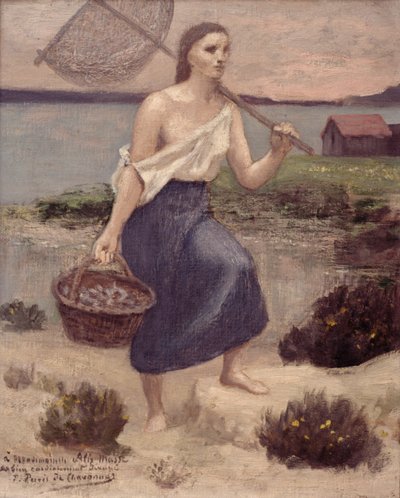 The Fisherwoman by Pierre Puvis de Chavannes